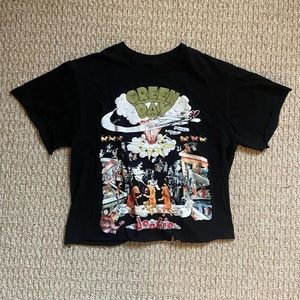 Green Day Dookie Merch Shirt | Cropped Distressed Women Summer Y2K 90s Grunge